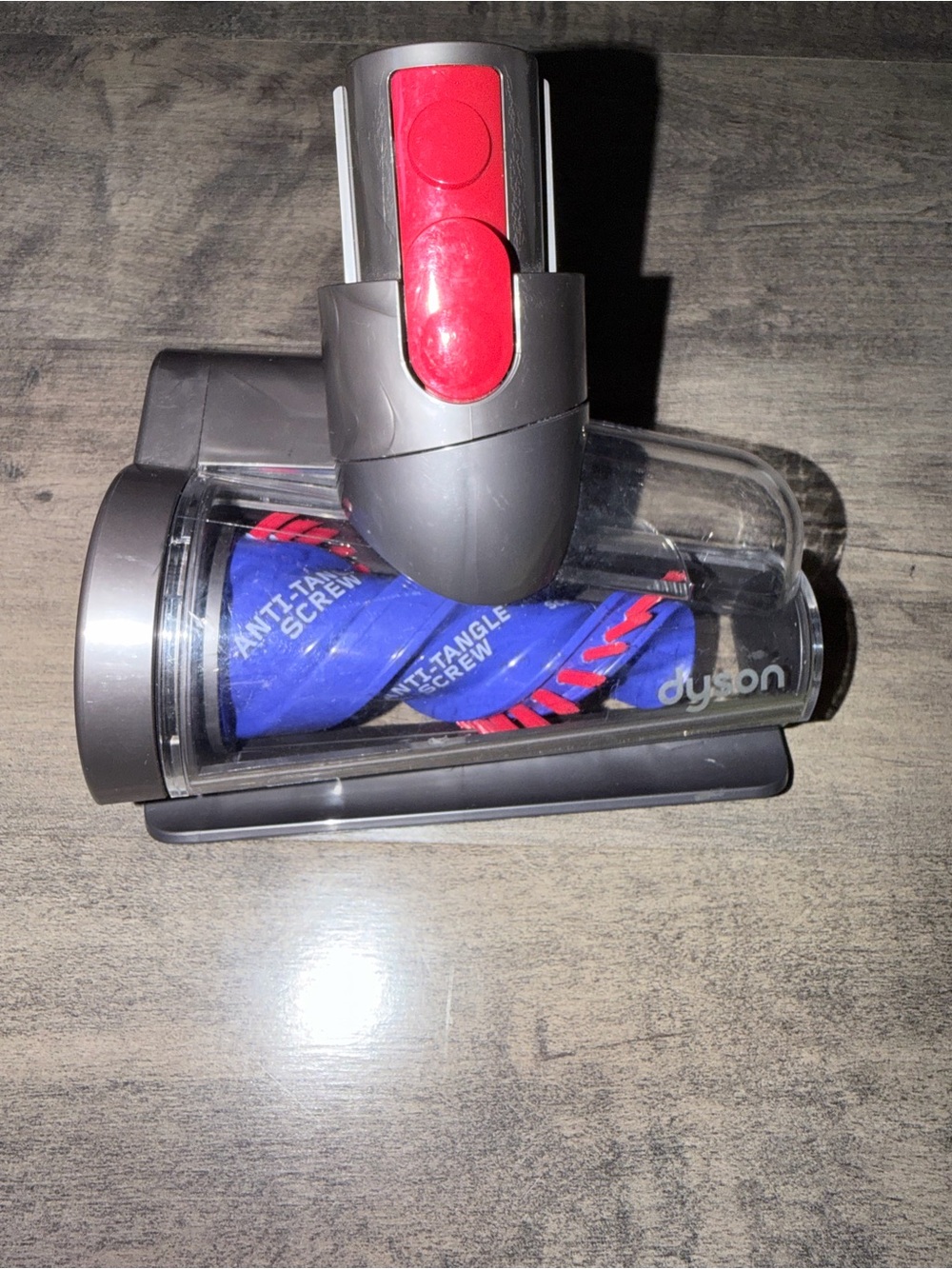 Dyson Gray Mini Motorhead with Blue Brush and Red Release V8 V7 V10 V11 V15 SV15